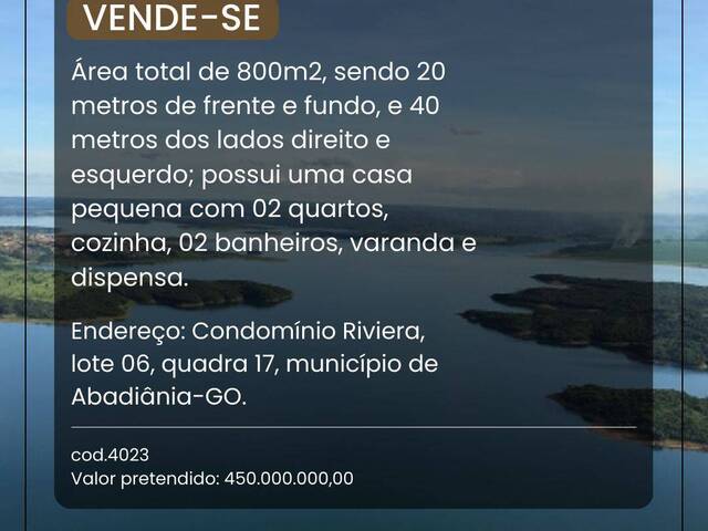 #4023 - Casa para Venda em Abadiânia - GO - 1